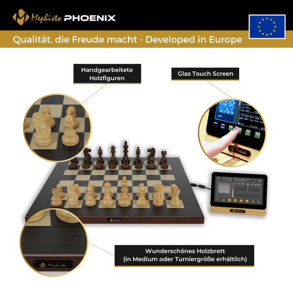 Cover for Mephisto Phoenix - T - Schachcomputer inkl. 55cm Schachbrett in Holzoptik